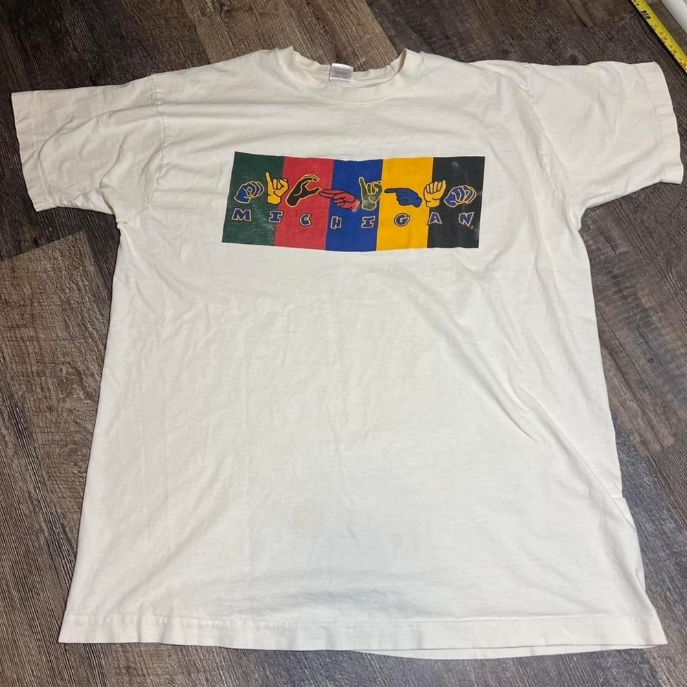 Vintage 1990s university of Michigan wolverines tee XXL